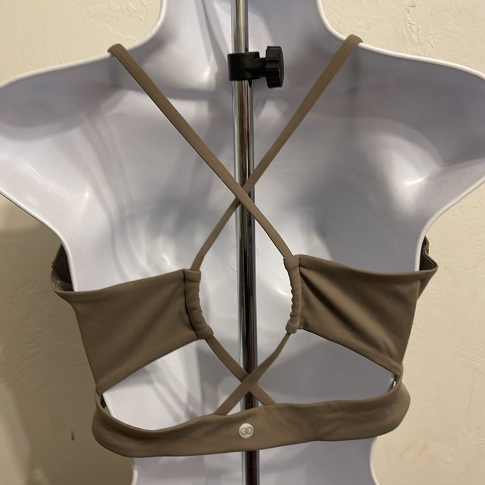 Calia size L sports bra brown